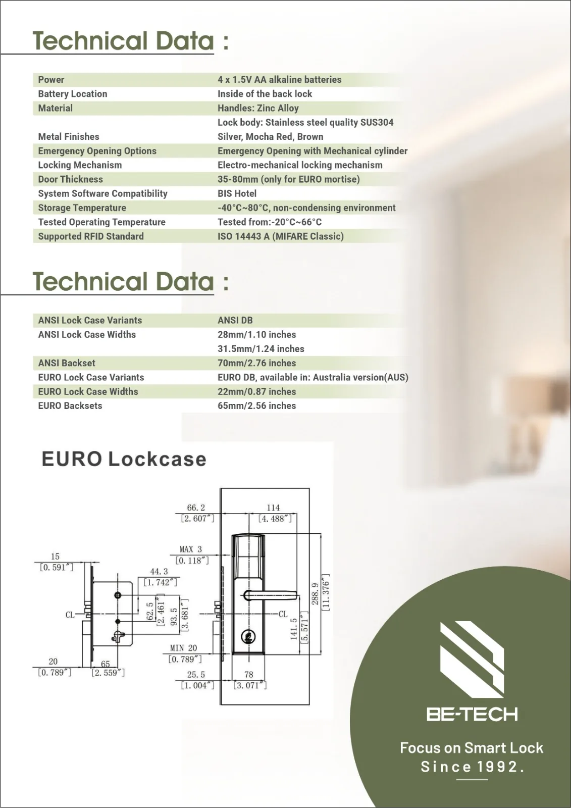 Lock Parts & Technology